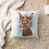 Boop de Snoet Dobermann Cartoon Kussen (Deken)
