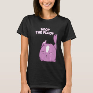 Boop de vloer van het kat kostuum perzische kat vo t-shirt