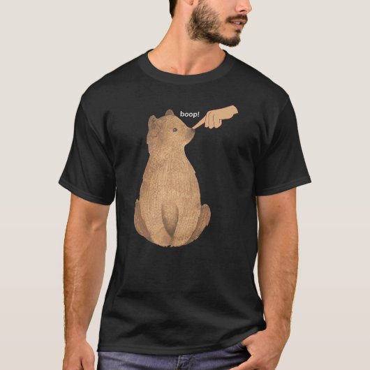 Boop the Bear Funny Bear T-shirt (Voorkant)