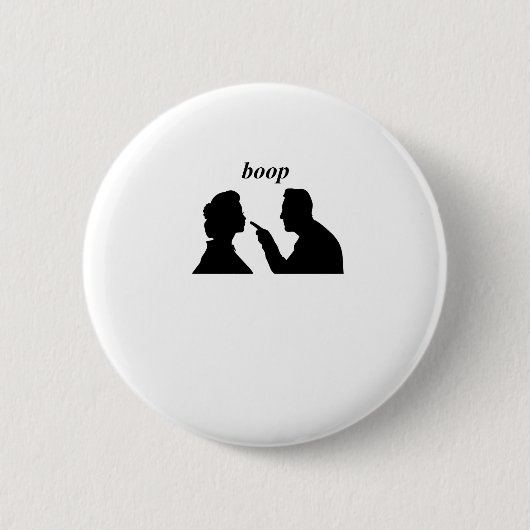 Boop the Nose Ronde Button 5,7 Cm (Voorkant)