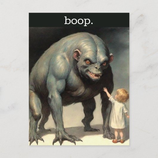 Boop the Snot Briefkaart (Voorkant)