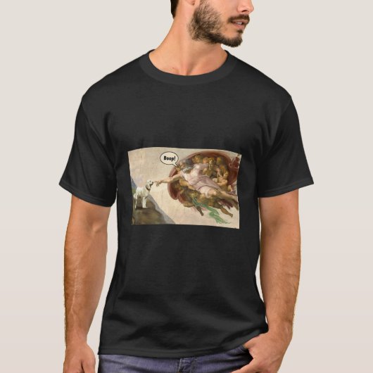 Boop The Snot of Great Pyrenees Dog Meme T-shirt (Voorkant)
