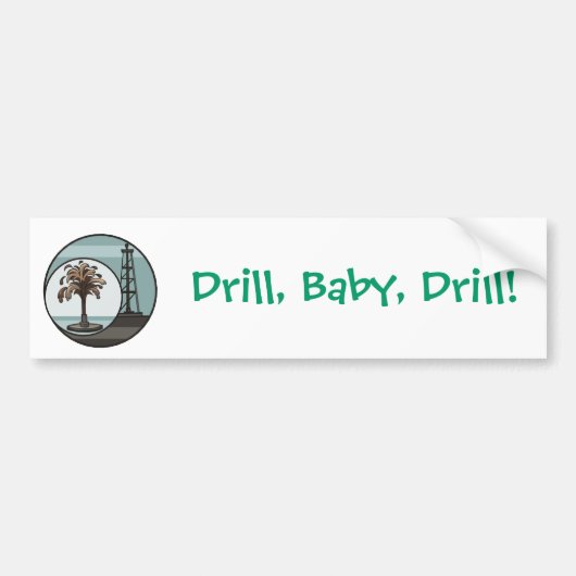 Boor, Baby, boor Bumpersticker (Voorkant)