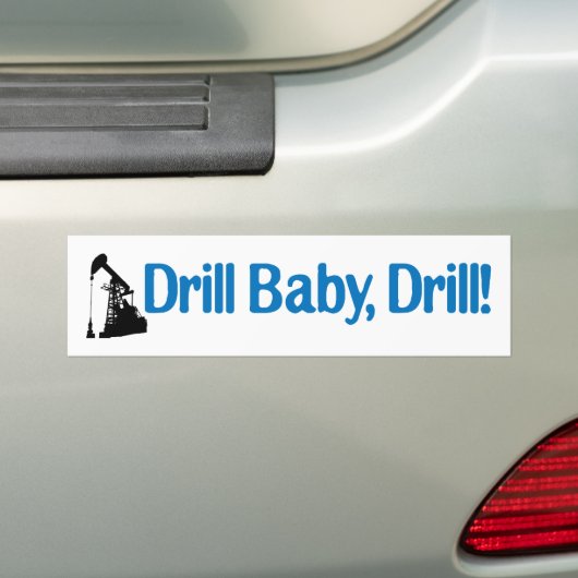 Boor Baby, boor! Bumpersticker (Op auto)