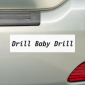 boor Baby boor Bumpersticker (Op auto)