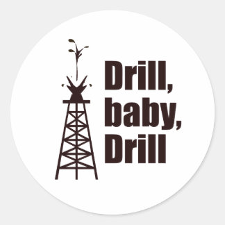 boor Baby boor Ronde Sticker