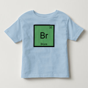 Boor Chemie Element Periodiek Systeem Kinder Shirts