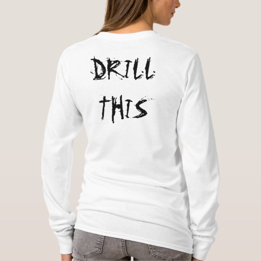 Boor deze Hoodie T-shirt (Achterkant)