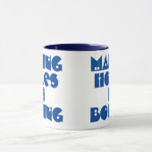 Boor Geschenk. Gaten Maken is een Saaie Mok (Midden)