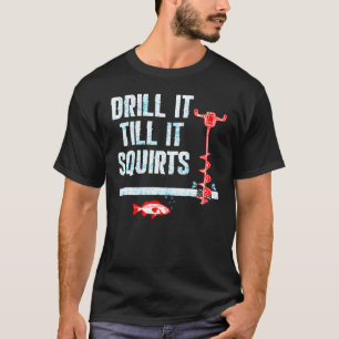 Boor het tot het ijs de Auger Vist T-shirt