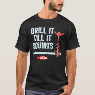 Boor het tot het ijs de Auger Vist T-shirt
