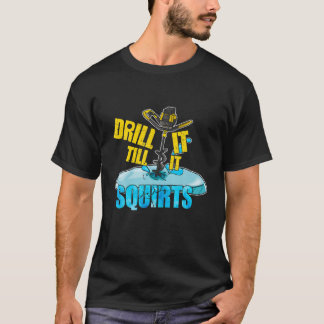Boor het tot het schitterende ijs Vist citaat D T-shirt