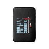 Boor het tot het uitstrijkt ijskap boor boor de Au Badmat (Voorkant Verticaal)