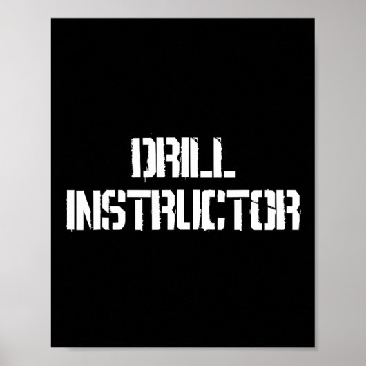 Boor instructeur Boot Camp kostuum Poster (Voorkant)