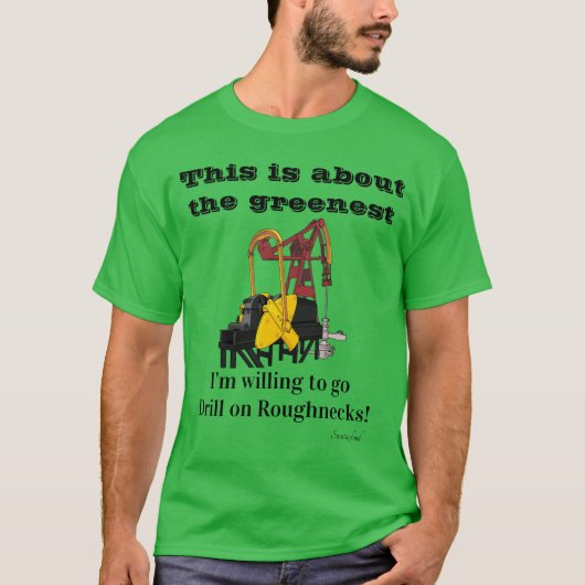 Boor op de T-shirt van Roughnecks (Voorkant)