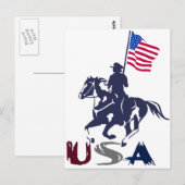 Boor Team USA Verf Briefkaart (Voorkant / Achterkant)