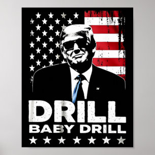 Boor voor boor Amerikaans 2025 Trump President VS  Poster