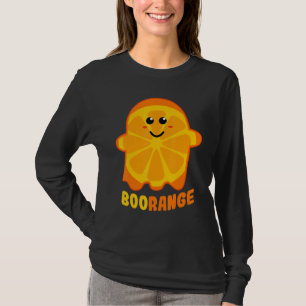 Boorange Oranje Ghost Funny Boo Food Halloween Cos T-shirt