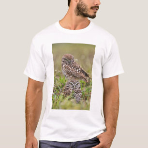 Boorboei, Athene cunicularia, Kaapkoraal; T-shirt