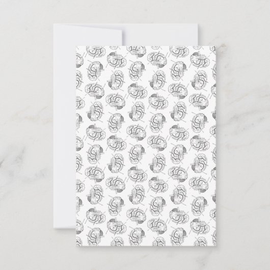 Boorddiagrammen Art DOUANE ACHTERGROND KLEUR Bedankkaart (Voorkant)