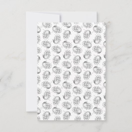 Boorddiagrammen Art DOUANE ACHTERGROND KLEUR Bedankkaart (Achterkant)