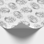 Boorddiagrammen Art DOUANE ACHTERGROND KLEUR Cadeaupapier (Hoek)