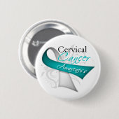 Boordenboosheid bij baarmoederhalskanker ronde button 5,7 cm (Voorkant /achterkant)