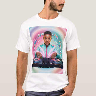 Boordevol DJ Kaleidoscope Design T-shirt