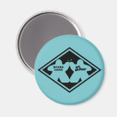 Boordgame Duo Black Lijst Magnet (Voorkant / Achterkant)