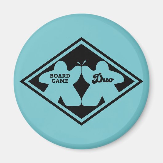 Boordgame Duo Black Lijst Magnet (Voorkant)