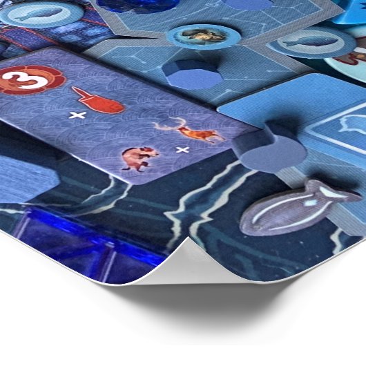 Boordgameters collage poster (Hoek)