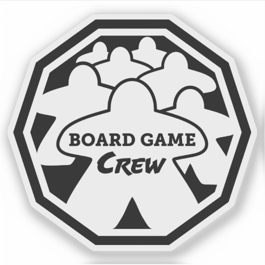 Boordgametroepering VinylSticker Sticker (Voorkant)