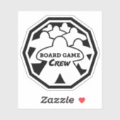 Boordgametroepering VinylSticker Sticker (Vel)
