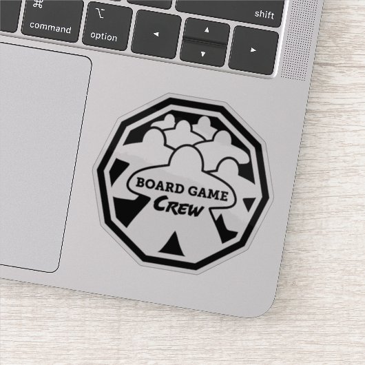 Boordgametroepering VinylSticker Sticker (Detail)