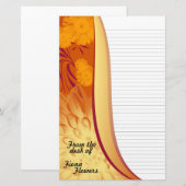 Boordjes, Oranje gele drijvers, van papierwaren (Voorkant / Achterkant)