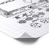 Boordspelapparaat 1935 Kunstkunst - Lijnspeper Poster (Hoek)