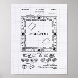 Boordspelapparaat 1935 Kunstkunst - Lijnspeper Poster