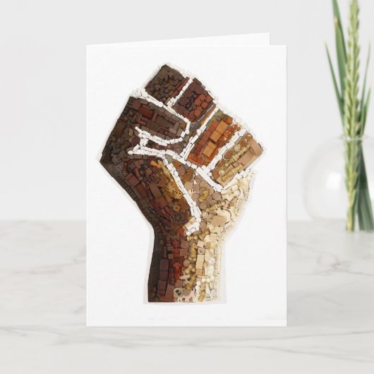 Boordspelartikelen protestkaart feestdagen kaart (Voorkant)