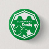 Boordspelfamilie 2P2K wit Lijst Ronde Button 3,2 Cm (Voorkant)