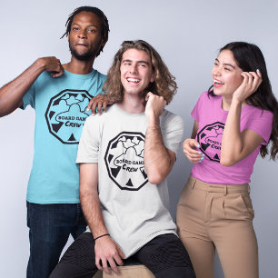 Boordspellen zwart Lijst Mannen Shirt