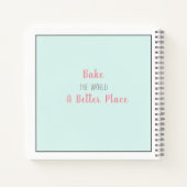 Boorduitrusting Notitieboek voor het bakken (Achterkant)