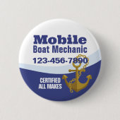 boordwerktuigkundige ronde button 5,7 cm (Voorkant)