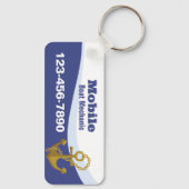 boordwerktuigkundige sleutelhanger (Achterkant)