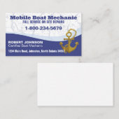 boordwerktuigkundige visitekaartje (Voorkant / Achterkant)