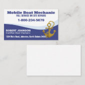 boordwerktuigkundige visitekaartje (Voorkant / Achterkant)