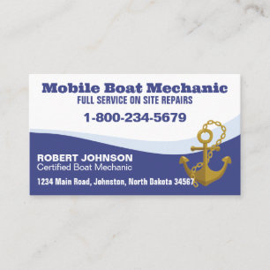 boordwerktuigkundige visitekaartje