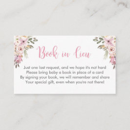 booreiland baby shower book in lieu cards informatiekaartje