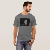 Boorende boomkor - volwassen donkere T-shirt (Voorkant volledig)