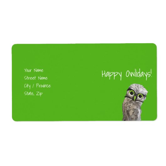 Boorende eigendom etiket (Voorkant)