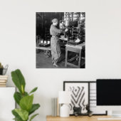 Boorende WW1-munitiecartridges: 1910s Poster (Thuiskantoor)